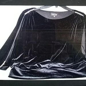 Xscape velour blouse